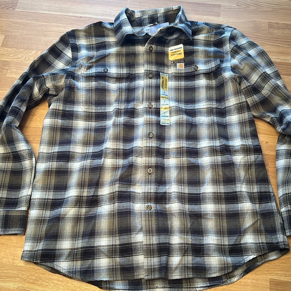 Carhartt Original Fit Flannel Shirt Sz L​